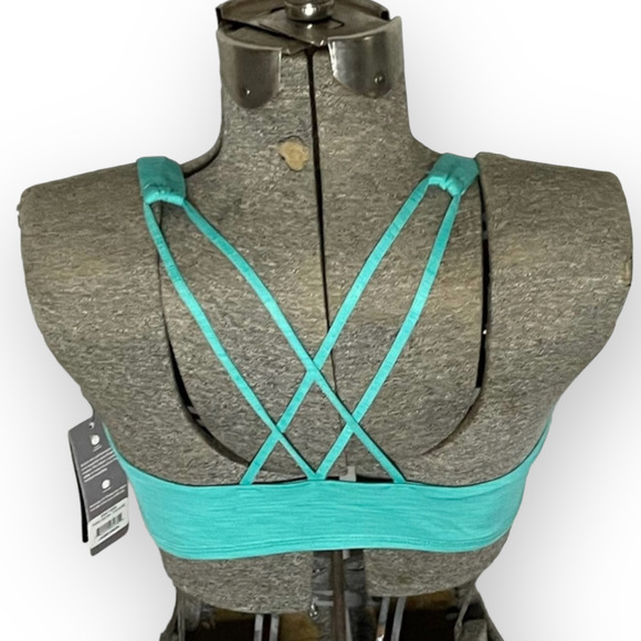 Eleven by Venus Blue-Green Perfect Set Racerback Bra with Removable Padding Sz M - Picture 2 of 14